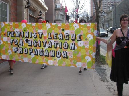 FLAP members at anti-G8 development ministers mobilization