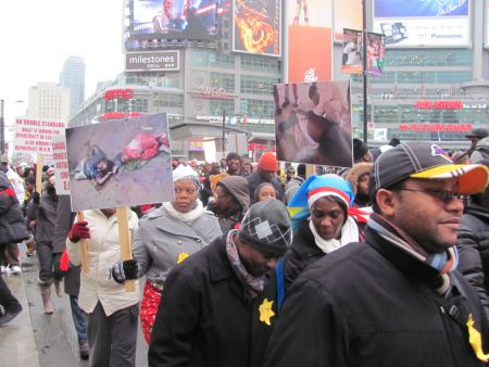 Congolese community resisting, Feb 2012