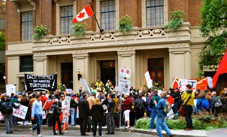 Dick Cheney's Vancouver Visit Galvanizes Spirited Protest