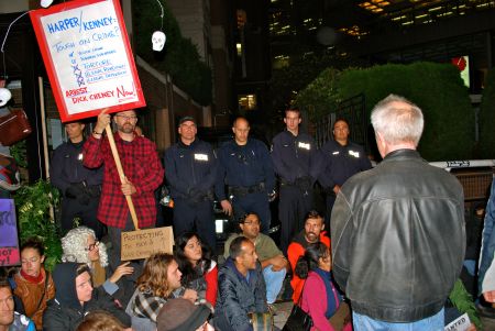 Dick Cheney's Vancouver Visit Galvanizes Spirited Protest