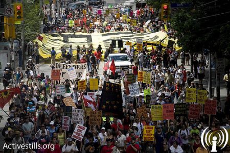 Native Rights Rally in Toronto PHOTO Activestills