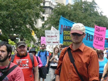 Indigenous Rights march, Thursday