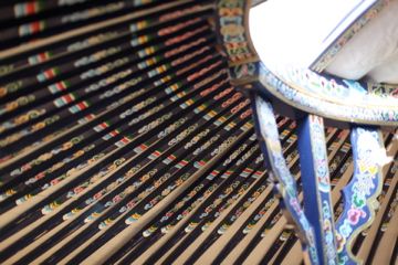 Inside of yurt, detail. (Kristyna Balaban)