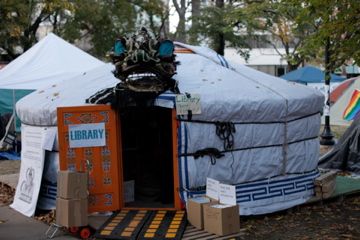 The Library Yurt (photo by Kristyna Balaban)