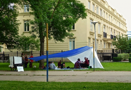 The Free'scool, which emerged out of Occupy Toronto, having classes in a park. (photo from their website)