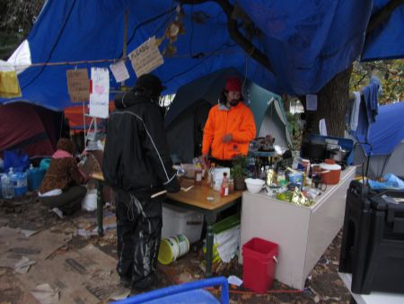 The food tent.