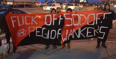 FUCK OFF PEGIDA/SOD OFF WANKERS