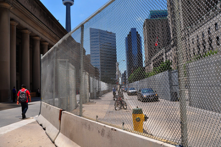 Fence in Toronto for the G20 // Zen Bohemian