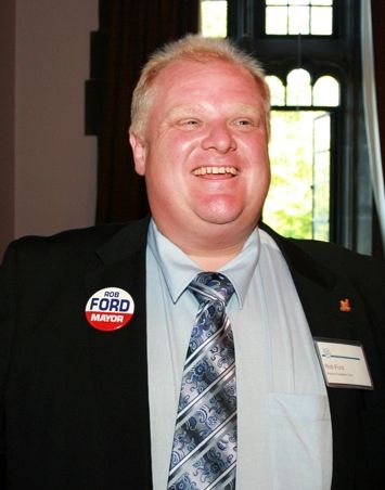 Rob in happier times on the campaign trail