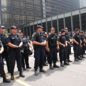 Peaceful Prayer Vigil and the Riot Police