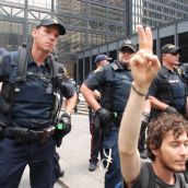 Peaceful Prayer Vigil and the Riot Police