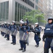 Peaceful Prayer Vigil and the Riot Police