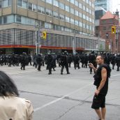 3rd cohort of cops from College St. police headquarters after bank access improved.