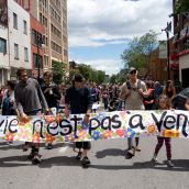 G20 Solidarity Rally and Protest against police repression at G20 protests (Montreal)