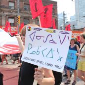  Thousands March for Jobs, Justice and Climate in Toronto