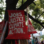  Thousands March for Jobs, Justice and Climate in Toronto