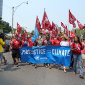  Thousands March for Jobs, Justice and Climate in Toronto