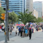  Thousands March for Jobs, Justice and Climate in Toronto