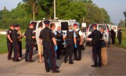 arrests at the front gate