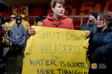 Barrick's Veladero mine in Argentina has spilled cyanide solution 3 times in the past 18 months, emboldening calls to permanently shut down this mine.  It is currently shut down only temporarily.