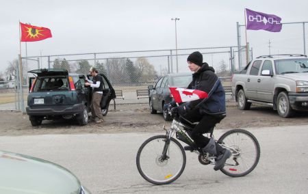 Sixteen-year-old Caledonian on his bike