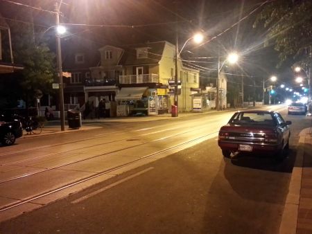 Dundas/Bellwoods, the scene of the Friday night streetcar shooting by police of Sammy Yatim.