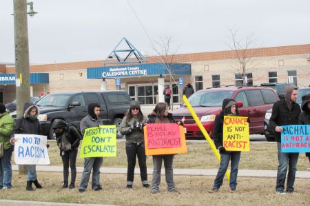 Anti-racist signs