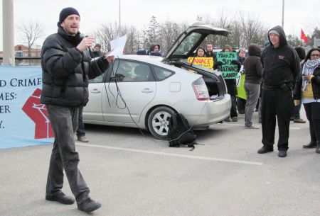 Tom Keefer (CUPE 3903) and Steve Watson (CAW)