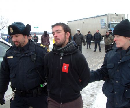 2008 blockade at Edwards site - Photo Jim Windle