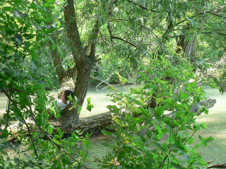 Relaxing by Twelve-Mile Creek