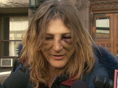 Angela after her arrest. Credit: CP24