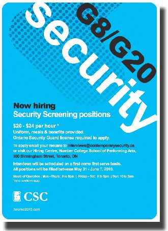 Who is Contemporary Security Canada?