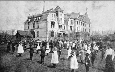 Deaf and Dumb Institute in Manitoba.  Deaf and Native communities share some very sad history, such as the residential schools, cultural genocide and imposed sterilization. 