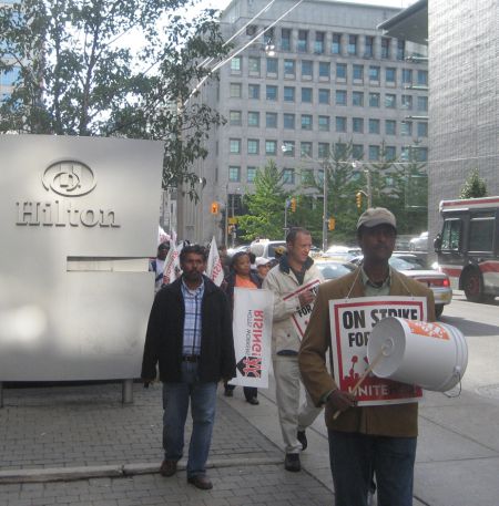 Strike Continues for Toronto Hotel Workers