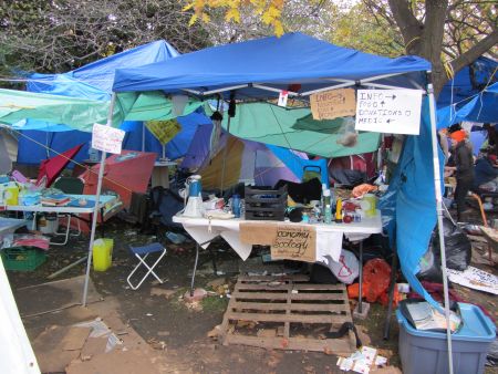 Occupy Ottawa is encamped at Confederation park.