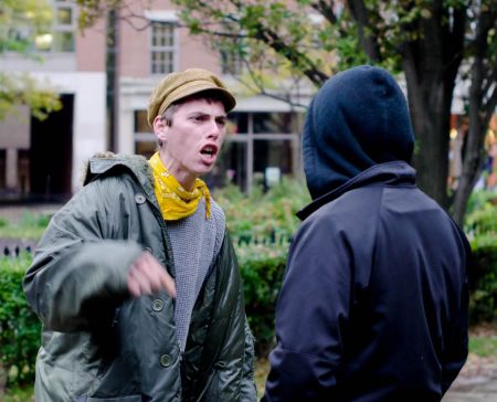 Thomas Zaugg, a well-known member of Occupy Toronto