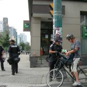 random bag search in non-protest area, june 27