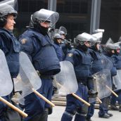 Peaceful Prayer Vigil and the Riot Police