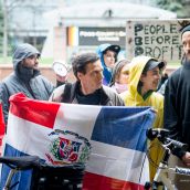 Bernardo spoke on behalf of his organization in the Dominican Republic, Comité Nacional Contra La Mega Mineria Y El Uso Del Cianuro