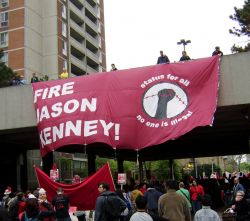 "Fire Jason Kenney" PHOTO Susy Alvarez