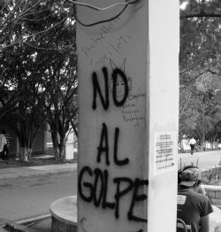 Nov. 26, 2009 - At the Autonomous University of Honduras.